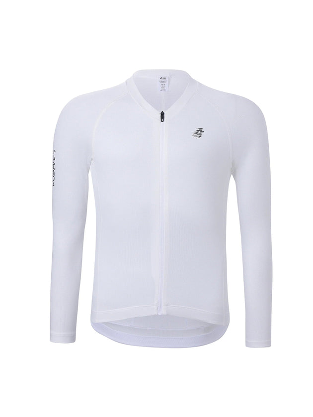 Damen weißes Basic-Radtrikot