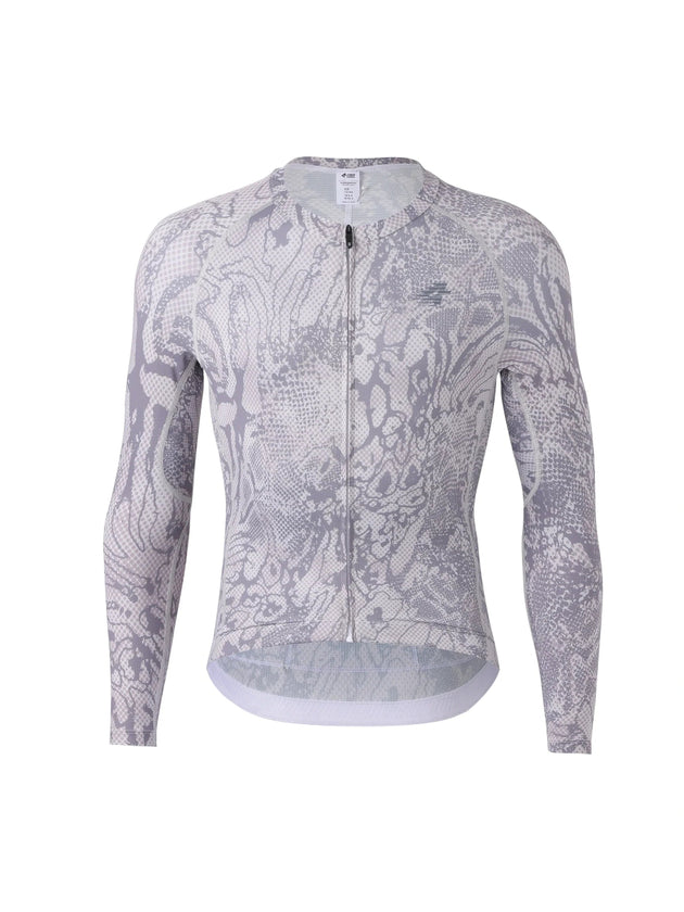 Men's Basic Cycling Jersey 2025SSXX590LS - Gray Snake - Lameda