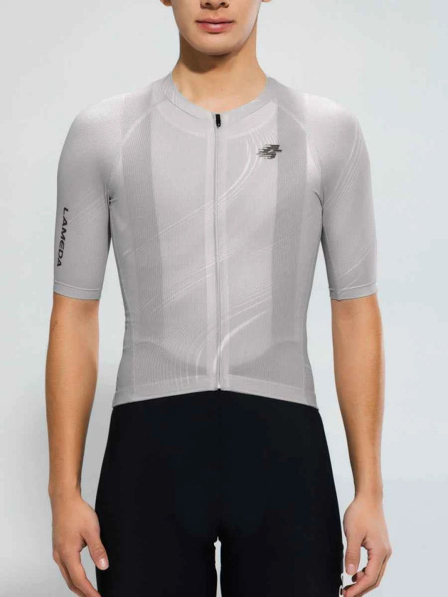 Herren Basic Radtrikot 2025SSXX590SS - Grau