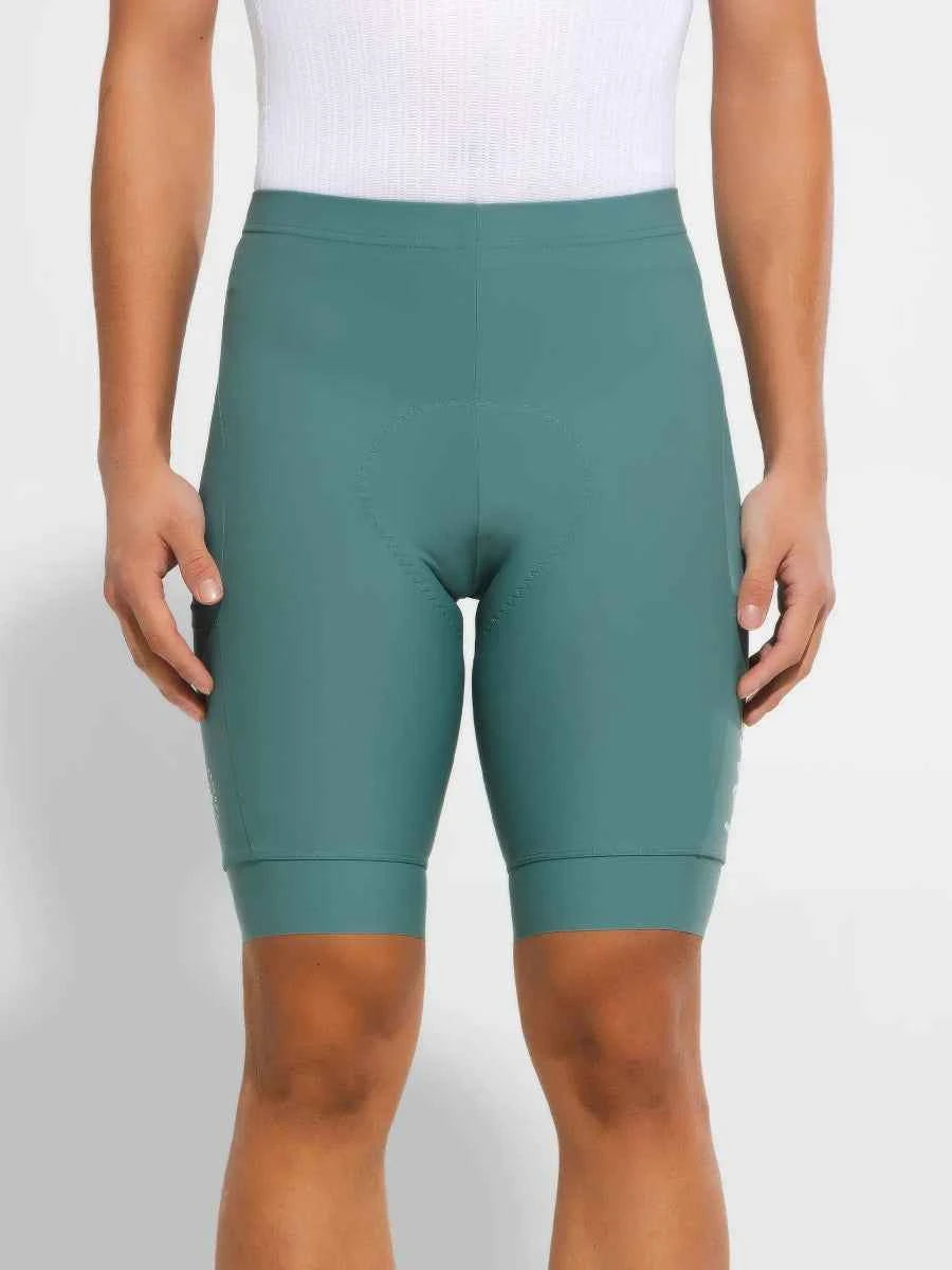 Herr cykelshorts LAMEDA basic herr z595 i blågrön med fuktavledande tyg och elastisk midjeband för komfort