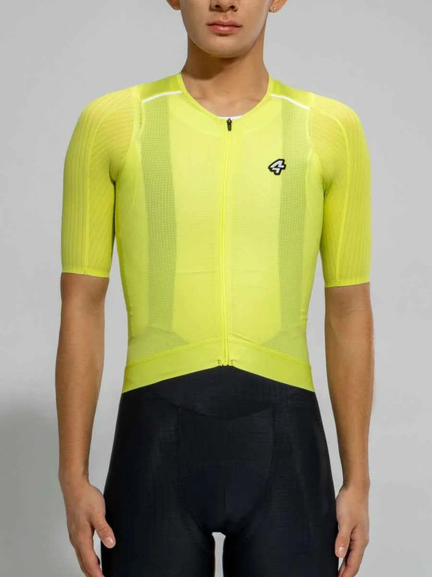 Profi-Radtrikot für Männer 2025SSS494 - Gelb