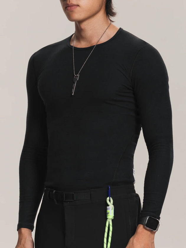 Men's Thermal Cycling Base Layer - Black - Lameda
