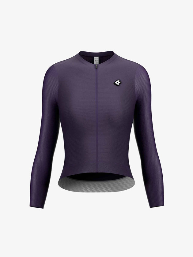 Moon Woman Cycling Jersey Long Sleeve CoolMax - Meadow Purple
