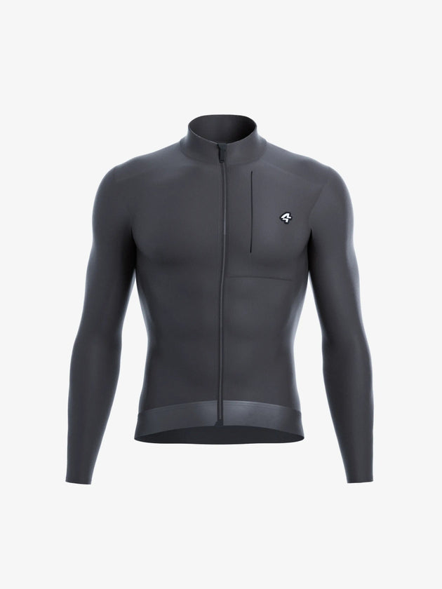 Petrel Herren Fleeced Thermal Jersey - Dunkelgrau - Lameda