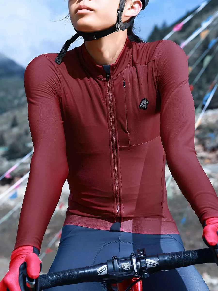 Frío Equipacion Bici Invierno Mallot Bici Mujer Invierno Termica