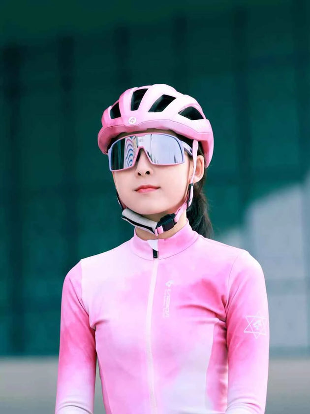 Platinum Revo Polarized Cycling Sunglasses LS450 - Pink