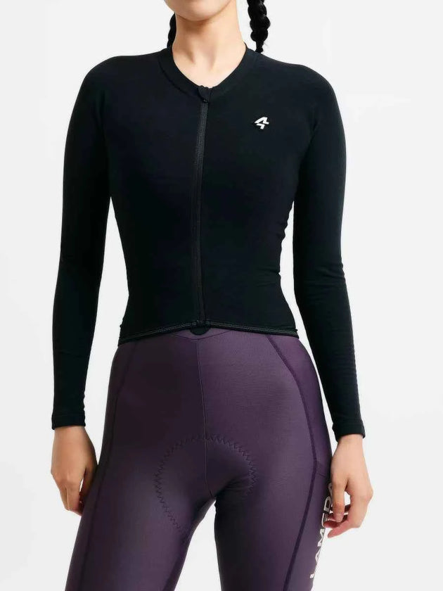 ポーラーナイト ウィメンズ フリース・サーマル・ジャージー - ブラック