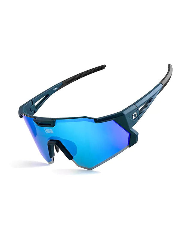 Polarisierte Radfahrer-Sonnenbrille LS350 - Blau - Lameda