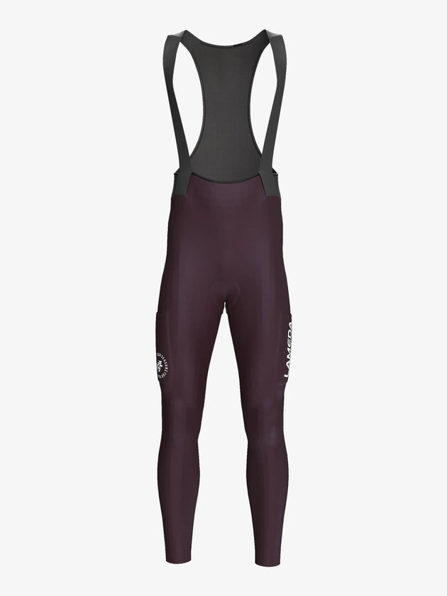 Culotte térmico con tirantes Pro para hombre S441 - Morado - Lameda