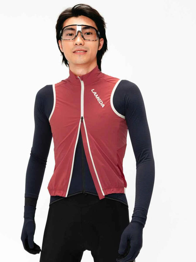 パルス・メンズ・ベスト - レッド