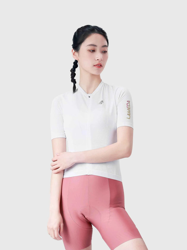 Quill Damen Radtrikot – Weiß