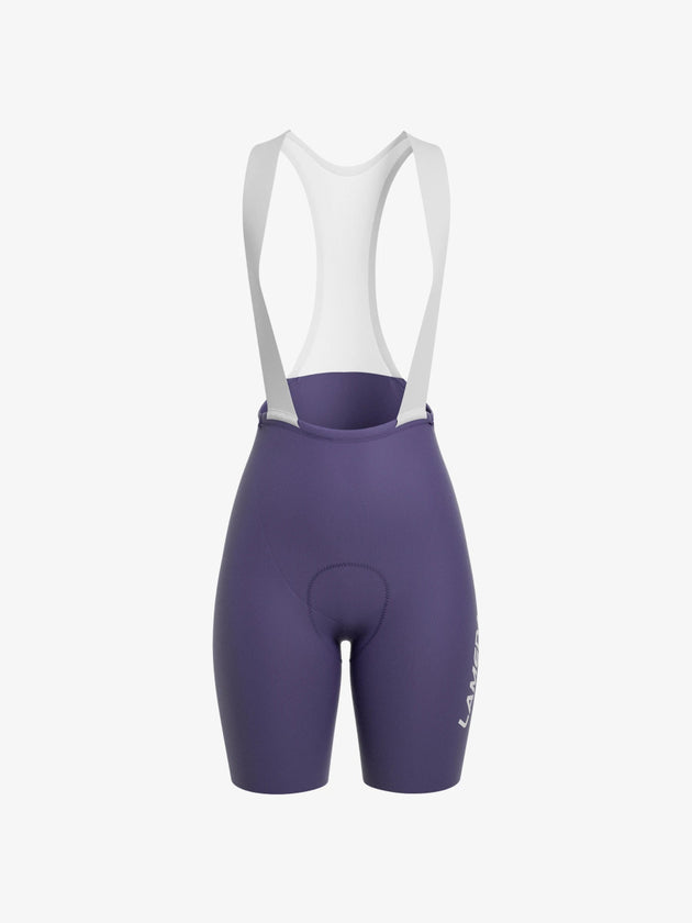 Radiant Frauen lila Radfahren Trägerhosen