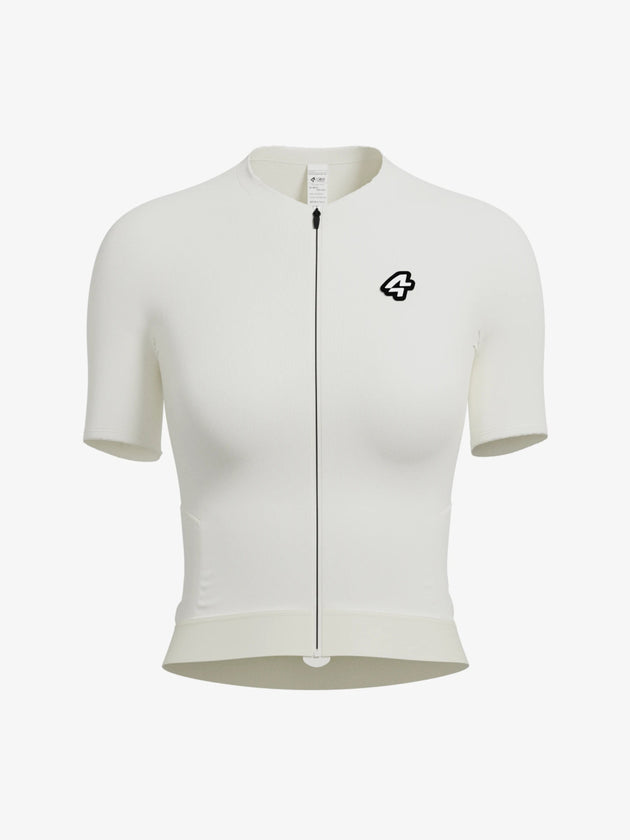 ripple dream white women short sleeve cycling jersey