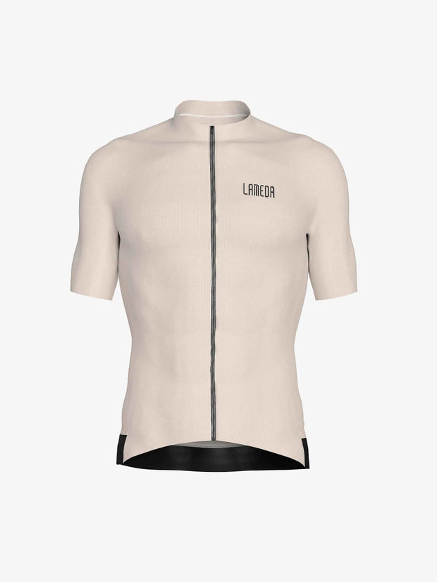 Silbernes Herren-Radtrikot - Khaki