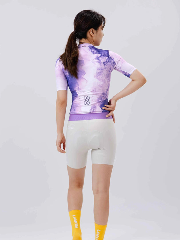 Slumber Frauen Radfahren Jersey - Tinte lila