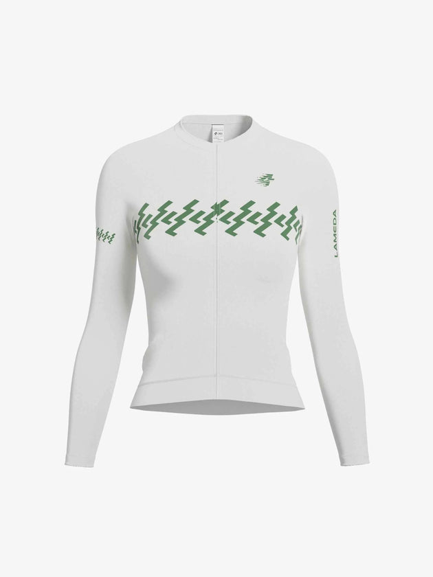 Slumber Maillot ciclismo mujer manga larga - Cloud Lightning