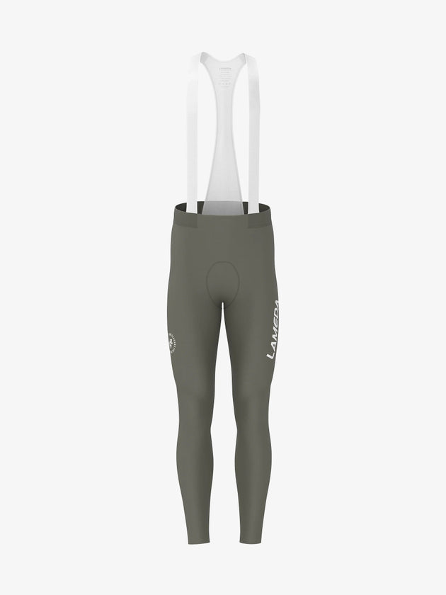 Pantalones con tirantes Storm hombre ciclismo gris verde