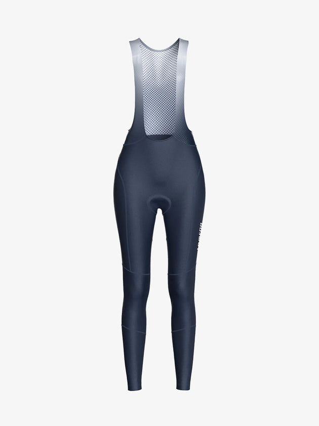 Sunset Women's Thermal Fleeced Bib Tights - Navy - Lameda