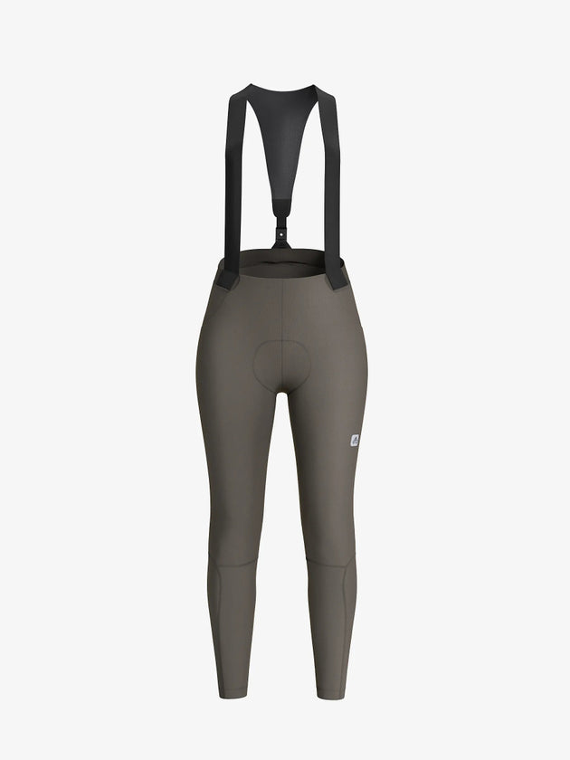 Sunshine Women's Thermal Fleeced Bib Tights - Grau - Lameda