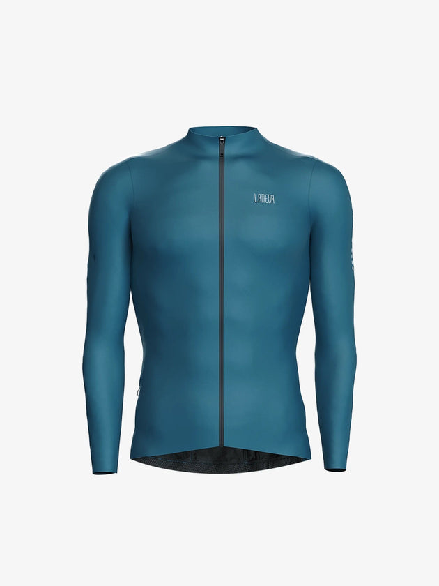 Transcend Herren Fleeced Thermal Jersey - Blau