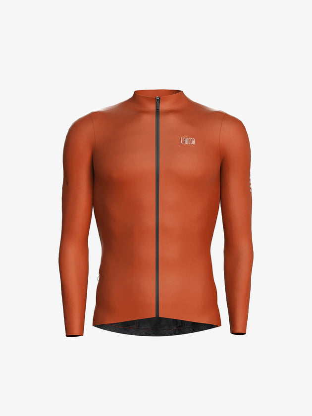 Transcend Men's Fleeced Thermal Jersey - Orange