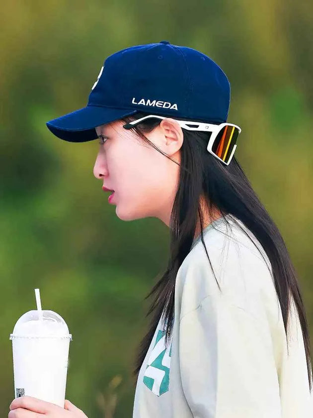 Unisex Adjustable Cotton Cap - Navy