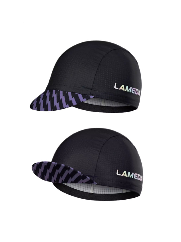 Gorra ciclista unisex - Rayo negro - Lameda