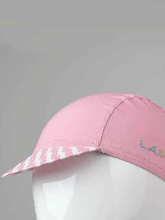 ユニセックス サイクリング・キャップ - ピンク・ライトニング