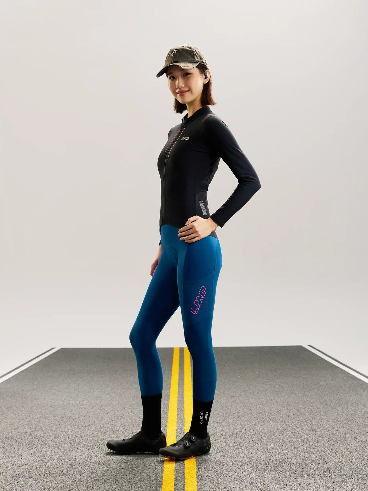 Wind Chaser Women's Thermal Bib Tights - Blue