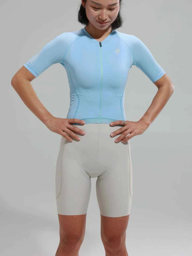 Damen Basic Radfahren Jersey 2025SSXX483 - Blau