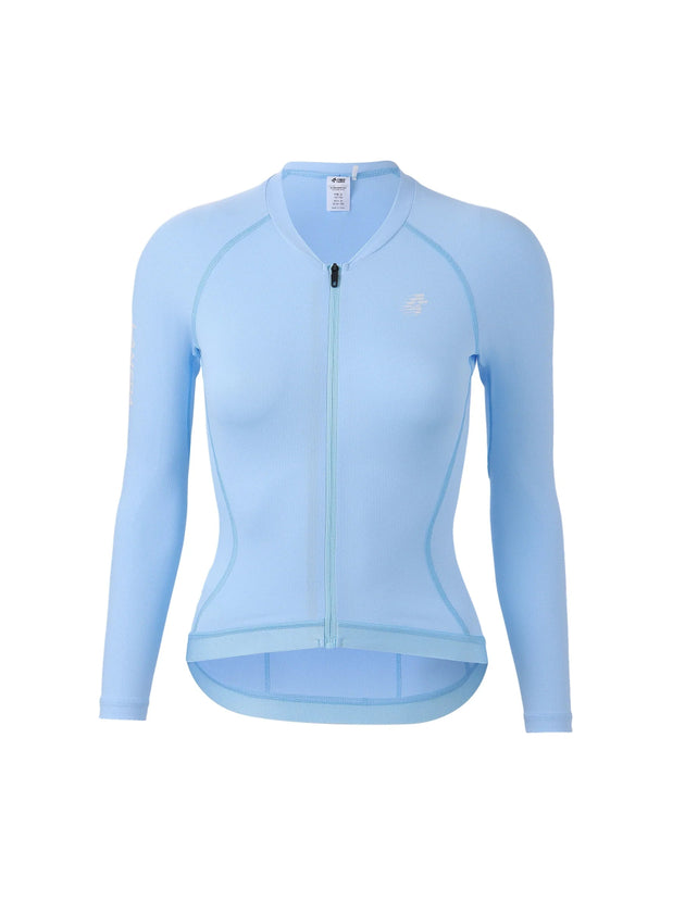 maillot cycliste de base bleu pour femmes