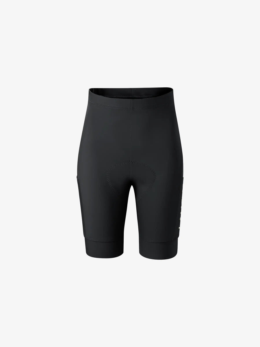 Dam basala shorts z605 svart formpassande triatlon shorts med fuktavledande tyg för avslappnade cykelturer