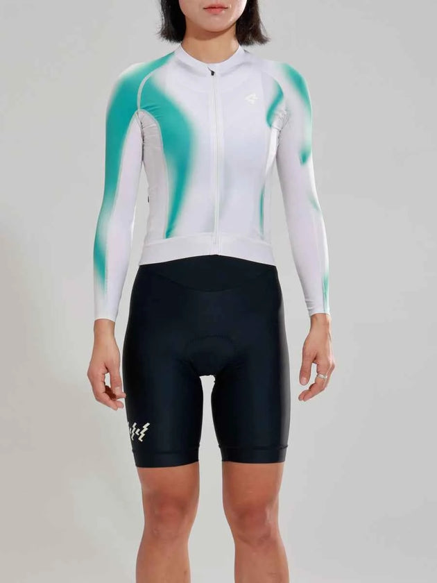 Women's Elite Cycling Jersey 2025SSZ589 - Green