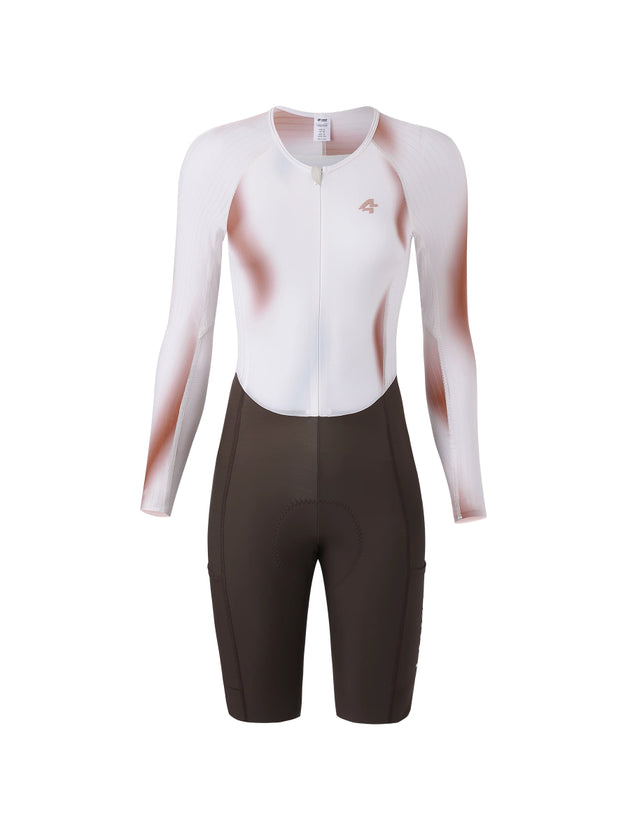 Frauen khaki pro Radfahren skinsuit