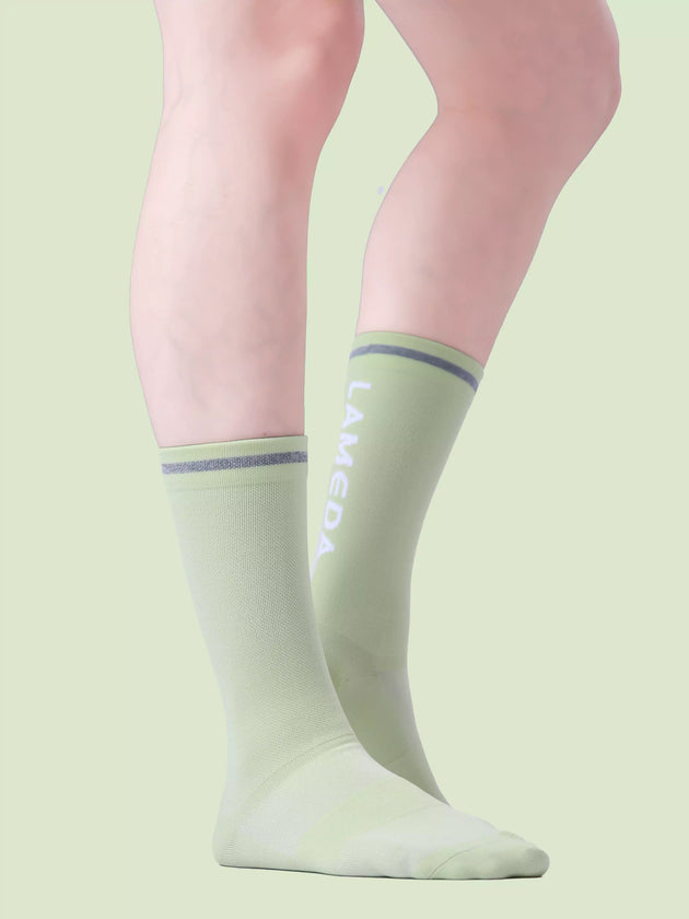 Reflektierende Sportsocken 7305 – Grün