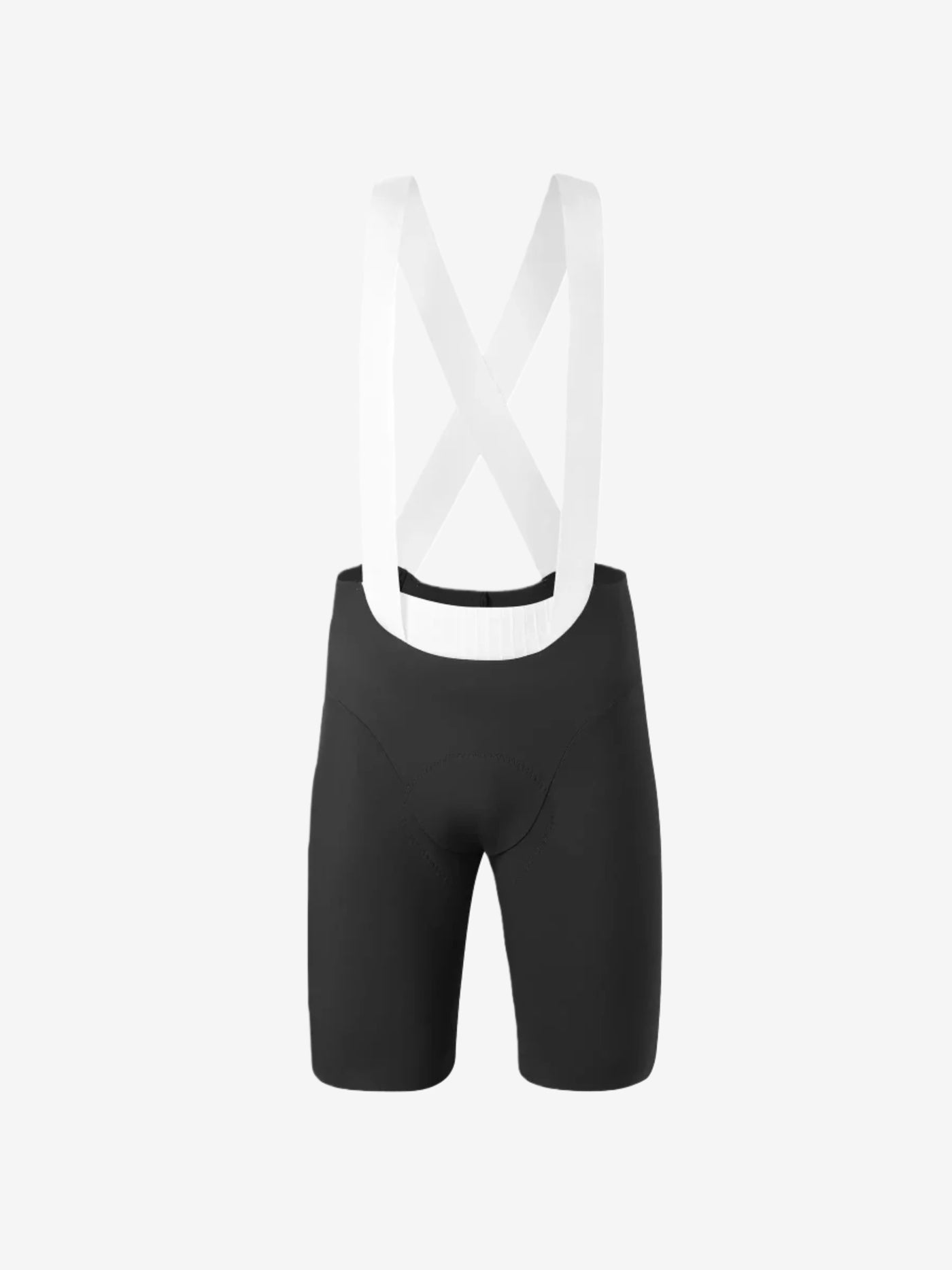 Herrers pro hängcykelbyxor 2025sss493 svarta med vita X-formade hängare elastisk gränssnittsdyna UPF50+ solskydd