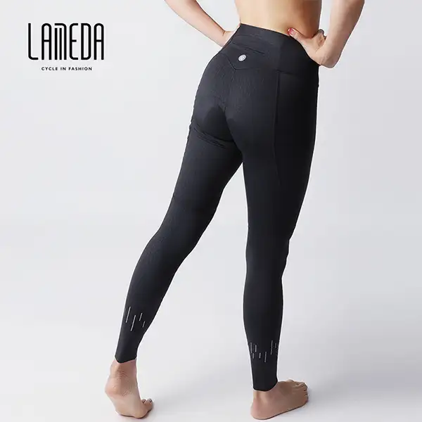 Buy LAMEDA Women Cycling Capris Ladies Cycling Tights 3 Quarter Bike Pants Girl  Cycling Leggings Women Bike Knickers (Pink, S) at